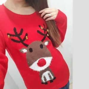 Rudolph Reindeer Ugly Christmas Sweater